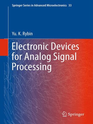 cover image of Electronic Devices for Analog Signal Processing
